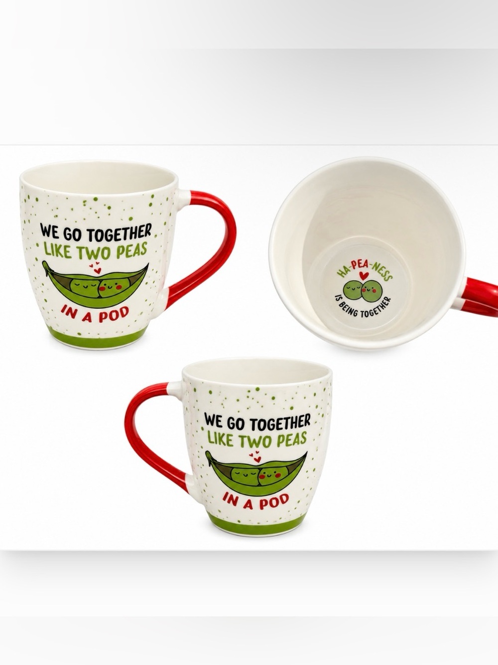 Love Mug “Peas in a Pod” Mug - NIB